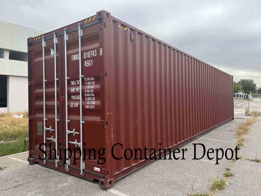 40ft Shipping Container One Trip Dry Container Min