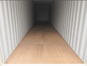 white 40hc storage container single trip container 10