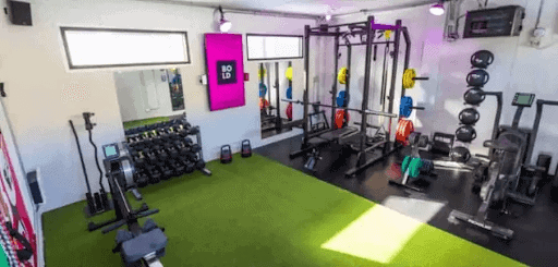 shipping container exercise studio