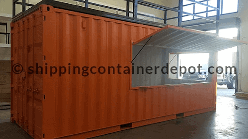 20ft shipping container outdoor kitchen