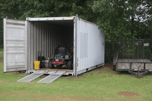 backyard shipping container shed