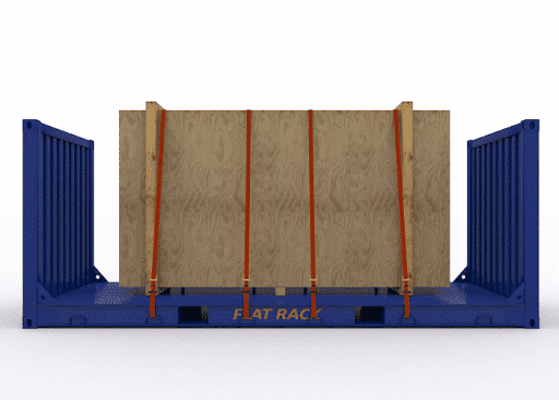 flat rack shipping container