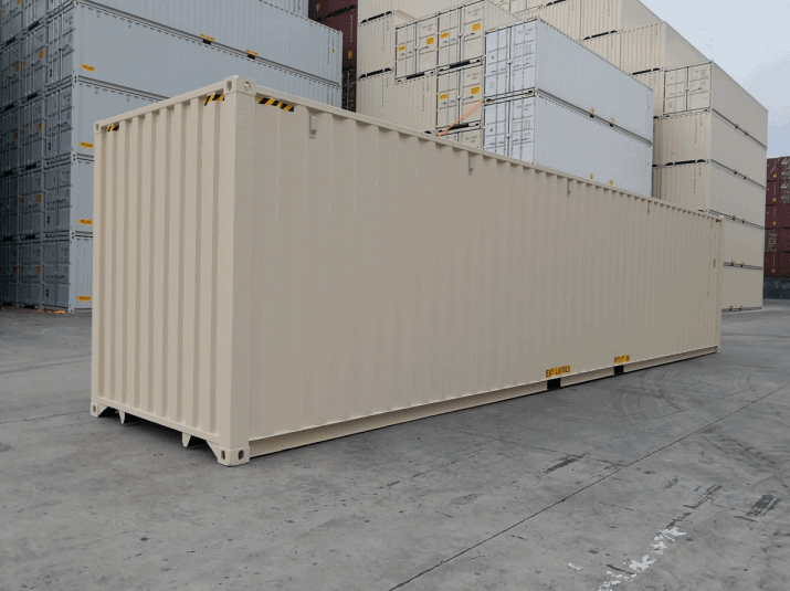 white 40 foot shipping container new