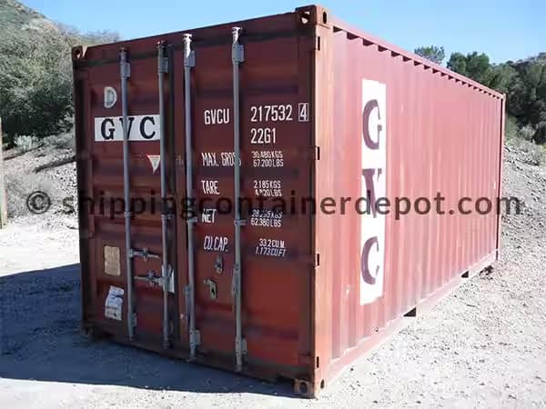 Used cargo-worthy 20ft shipping container