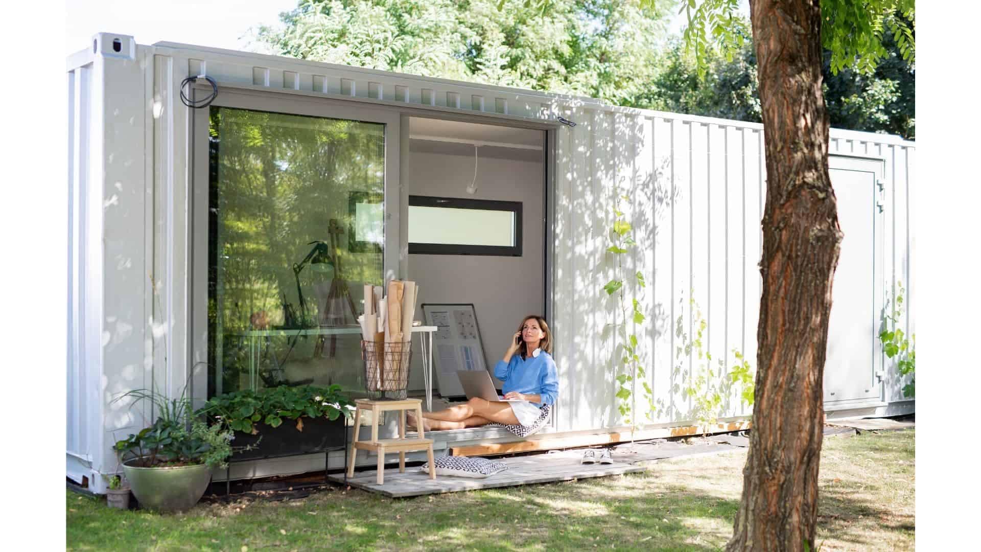 Shipping container home and ADU conversion