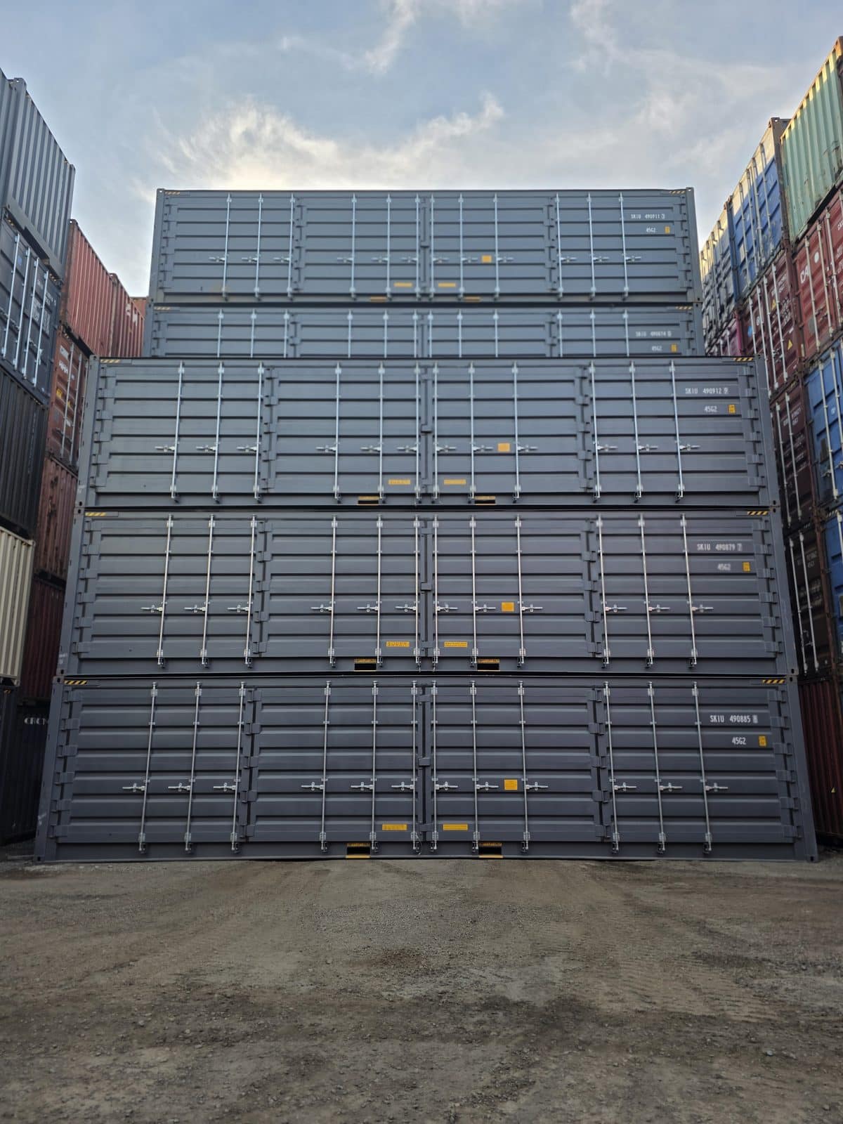40ft high cube full open side shipping containers - new