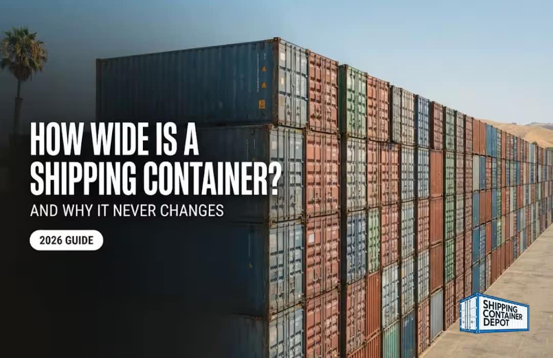 A large stack and row of shipping containers, all perfectly identical in width, aligned in precise repeating rows and columns receding into the distance
