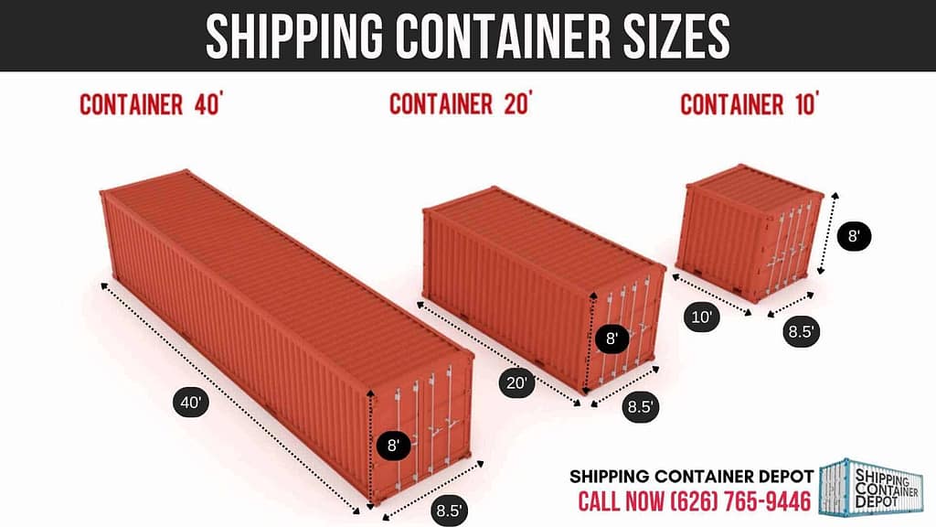 shipping container sizes shipping container depot